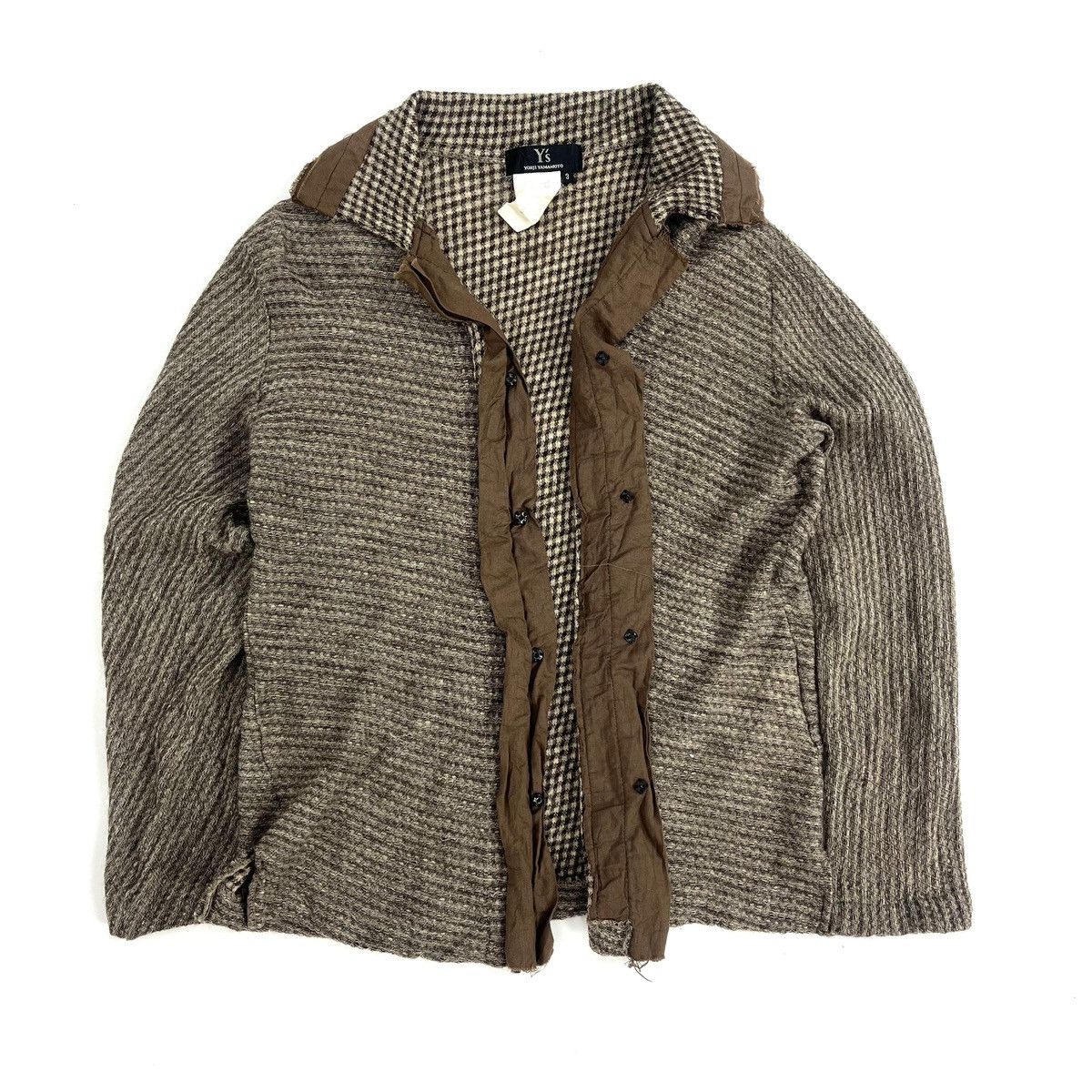 Yohji Yamamoto 2000s Yohji Yamamoto Y's for men Knit Cardigan Size US S / EU 44-46 / 1 - 2 Thumbnail