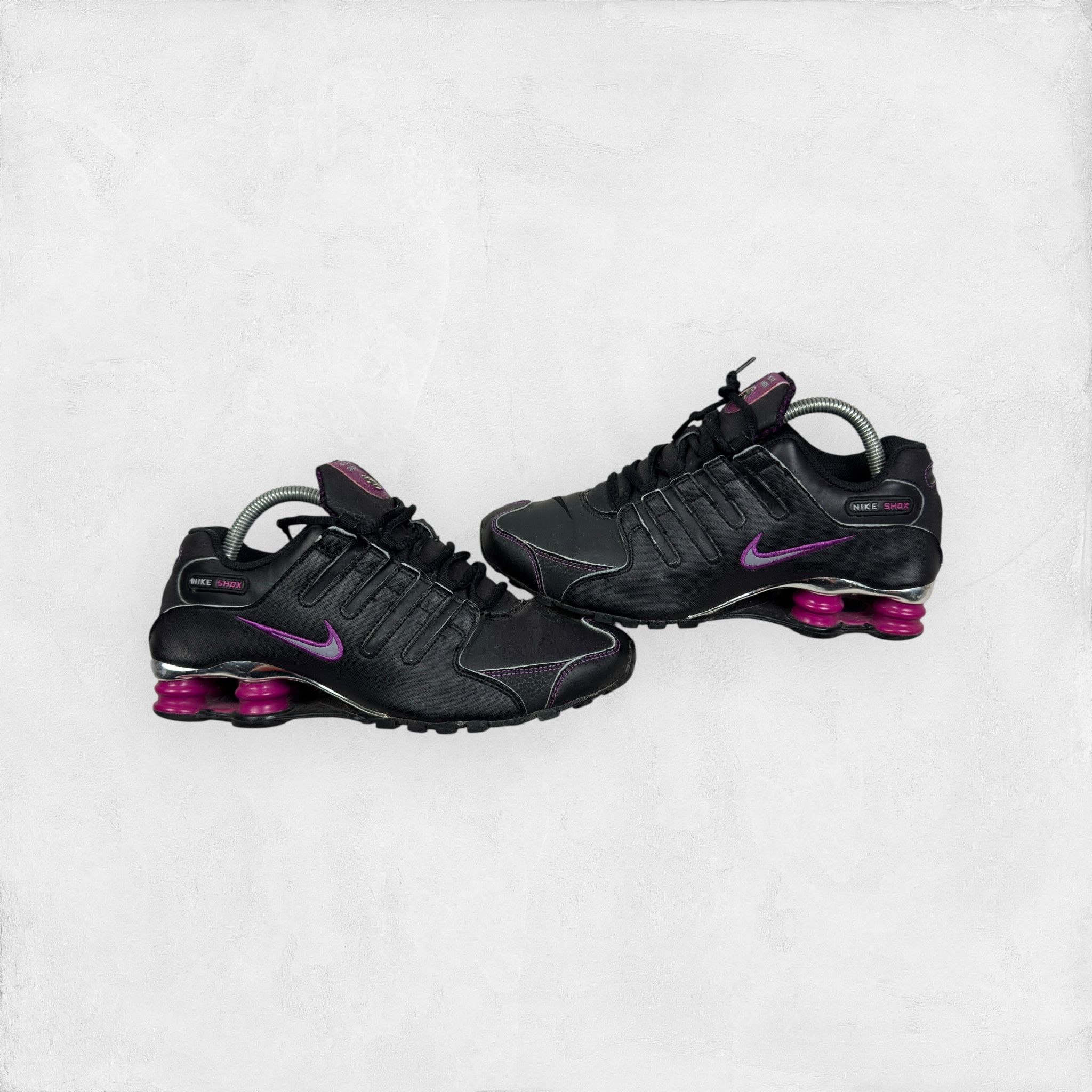 Nike Nike Shox NZ 325200-007 Womens Black Plum Sneakers Shoes 8.5 Size US 8.5 / IT 38.5 - 1 Thumbnail