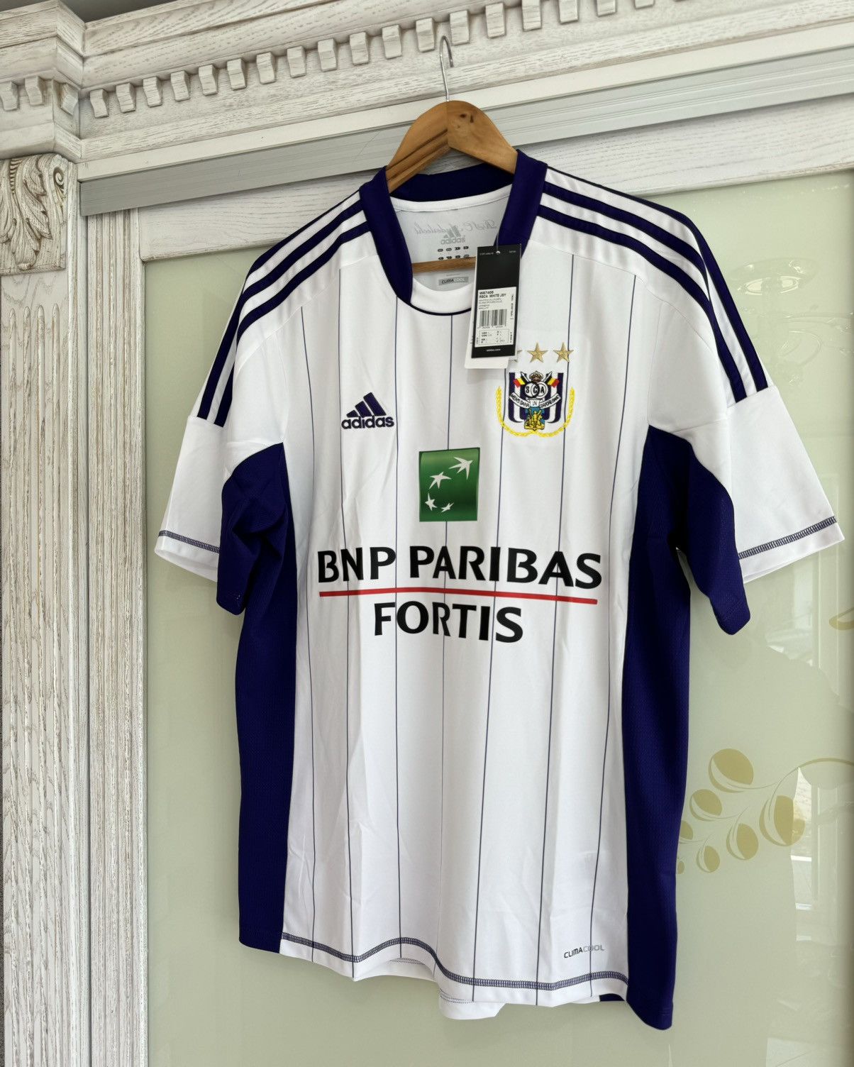Adidas Anderlecht 2012-2013 Away Soccer Jersey Football Kit Shirt Size US L / EU 52-54 / 3 - 2 Thumbnail