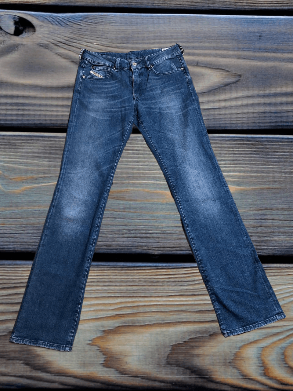 Diesel Logo Diesel RONHARY Womens Jeans Vintage Denim Pants Size 31" - 1 Thumbnail