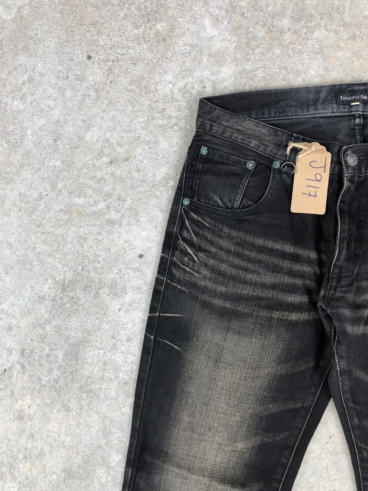 If Six Was Nine Japanese Tesoro Flared Jeans Distressed Jeans Size US 32 / EU 48 - 4 Thumbnail