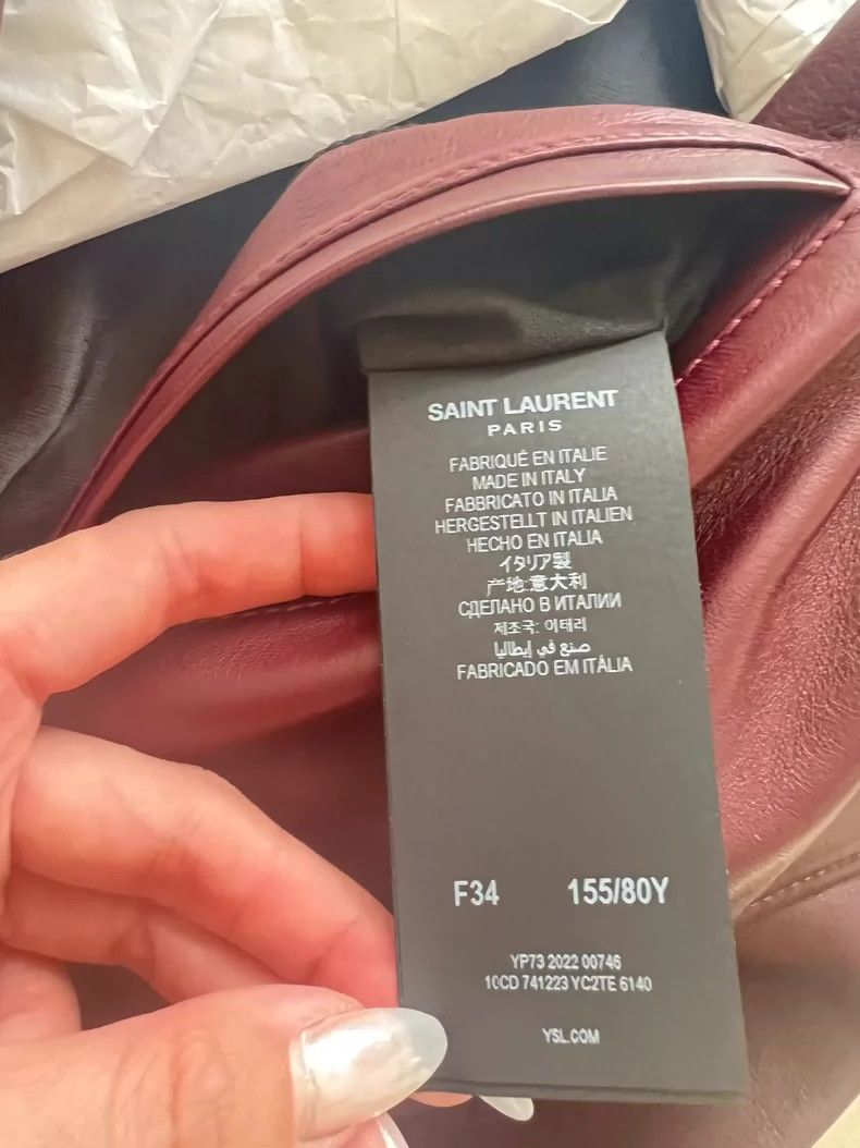 Saint Laurent Paris saint Laurent paris2023 show silhouette high-waisted leath Size XXS / US 00 / IT 34 - 5 Thumbnail