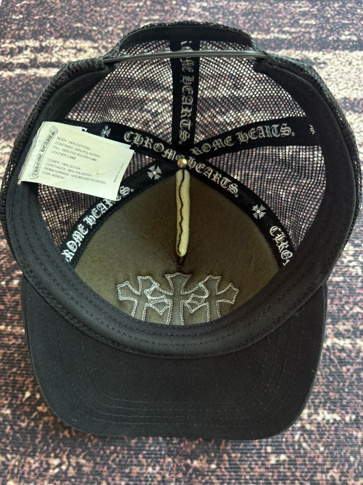 Chrome Hearts Chrome Hearts Triple Cross Patch Trucker Cap Size ONE SIZE - 4 Thumbnail