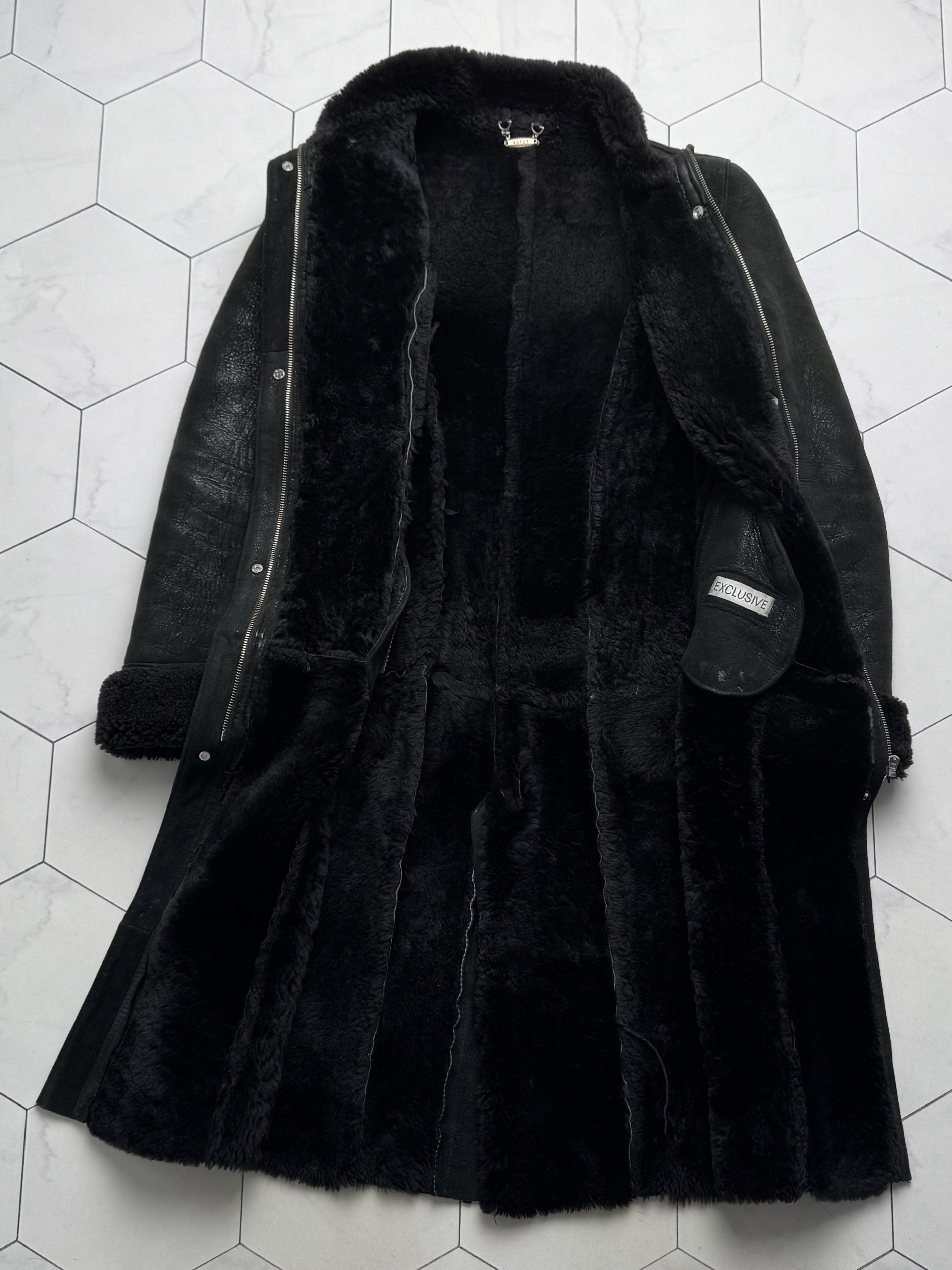 Vintage Vintage Real Sheepskin Coat (B550) Size S / US 4 / IT 40 - 11 Thumbnail