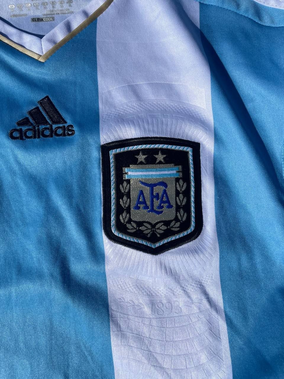 Adidas Adidas Argentina Soccer Jersey 2010 World Cup (Fan Replica) Size US L / EU 52-54 / 3 - 7 Thumbnail