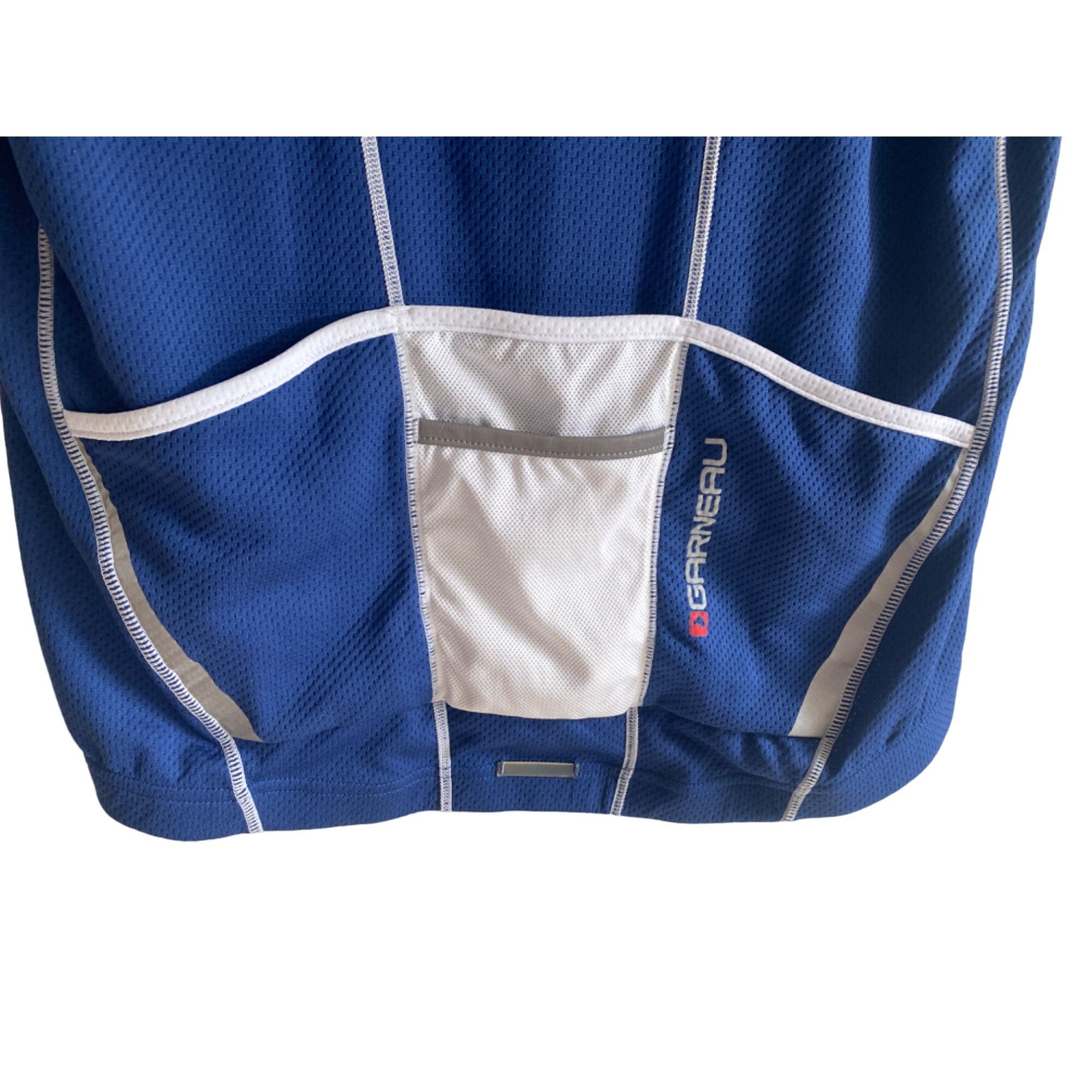 Other Louis Garneau Cycling Jersey Men’s XL Blue/White Full Zip Sh Size US XL / EU 56 / 4 - 6 Thumbnail