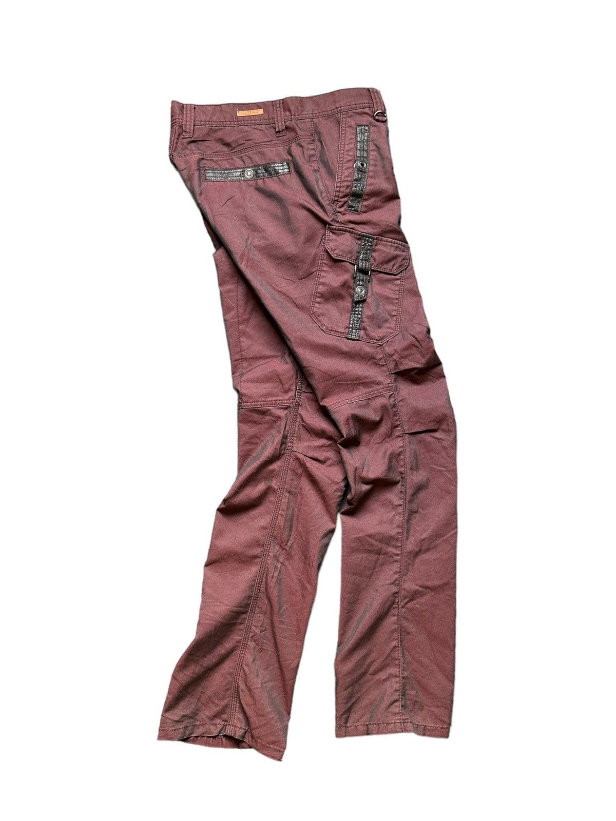 If Six Was Nine [33 x 42] Y2k NCFM gasmask j-rock Gothic cargo pant Size US 33 - 3 Thumbnail