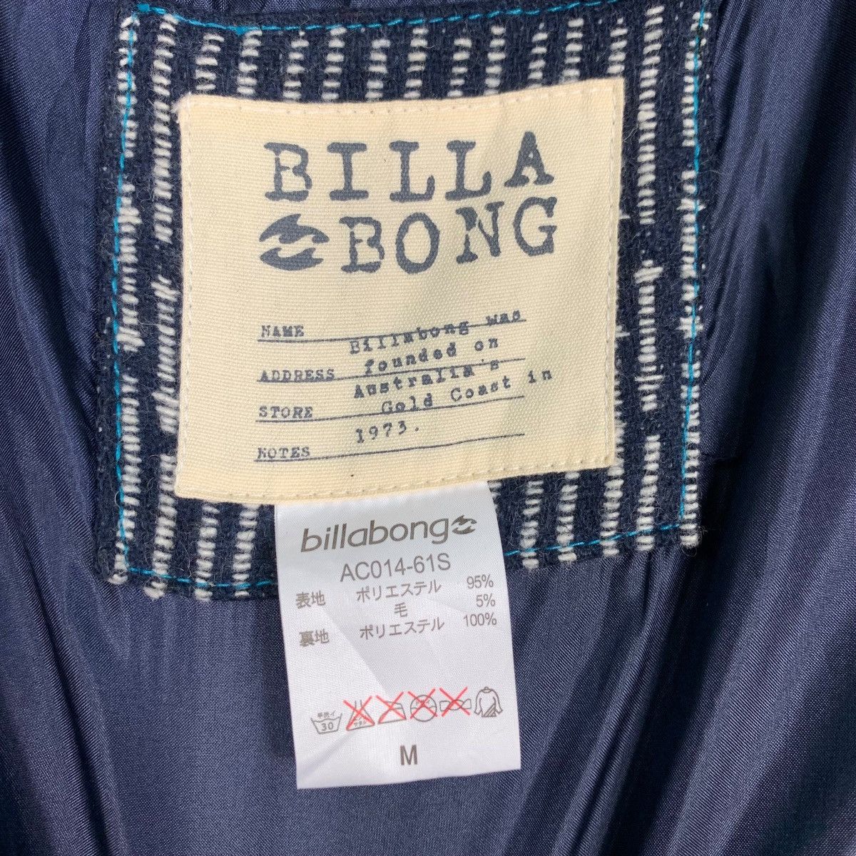 Billabong BILLA BONG Colorway Asymmetrical Jacket #1000-C44 Size US M / EU 48-50 / 2 - 15 Thumbnail