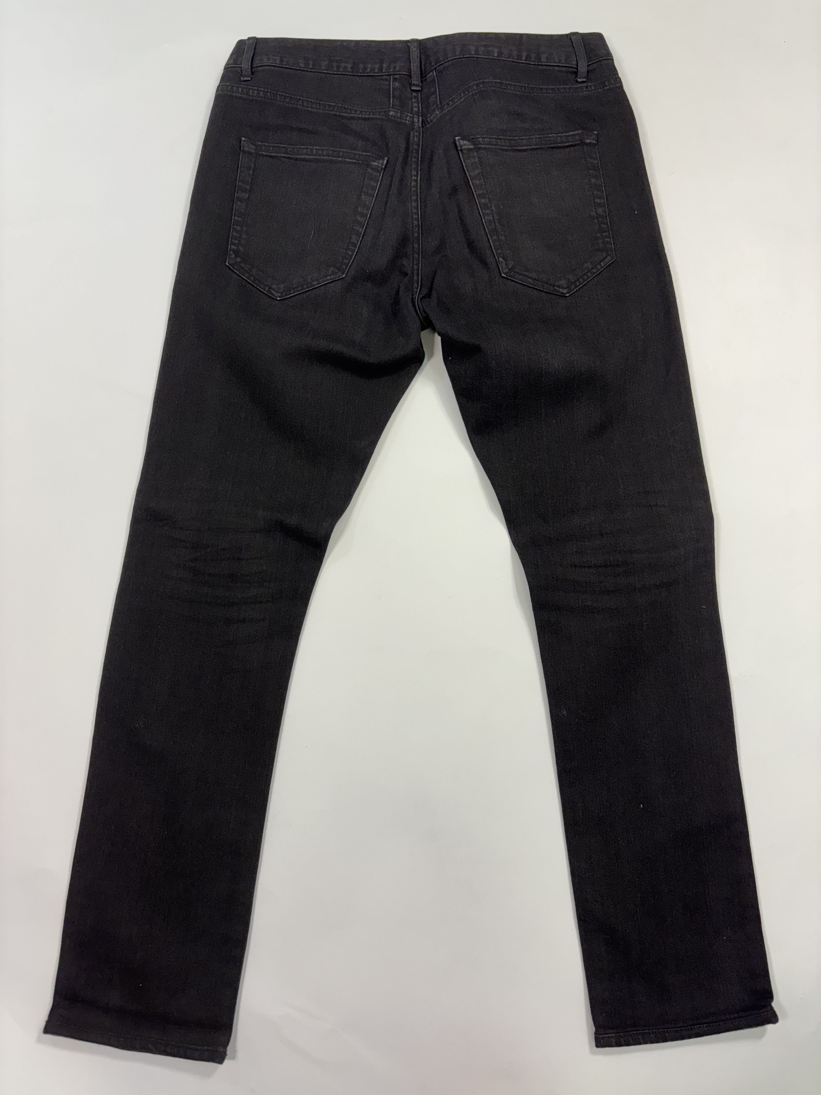 Saint Laurent Paris Saint Laurent Distressed Black Pants Size US 32 / EU 48 - 4 Thumbnail