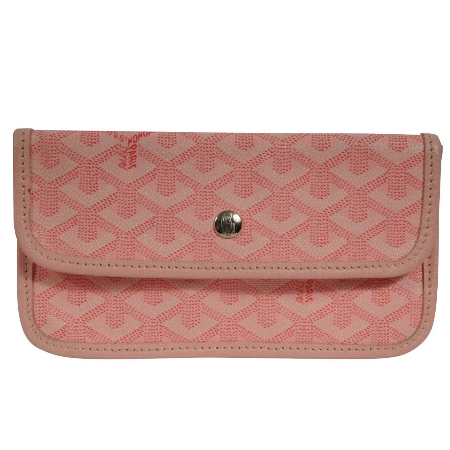 Goyard Pink Wallet Pouch Phone Case Travel Holder Sac File C Size ONE SIZE - 18 Thumbnail
