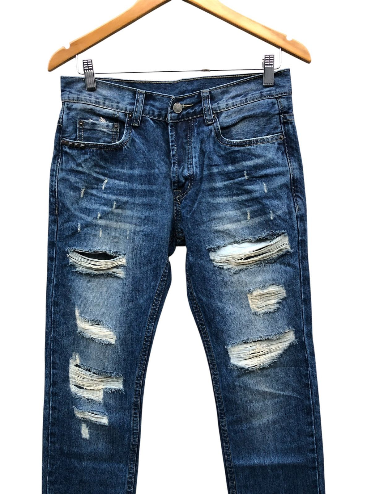 Hysteric Glamour Hysteric Glamour Distressed Jeans Size US 30 / EU 46 - 6 Thumbnail
