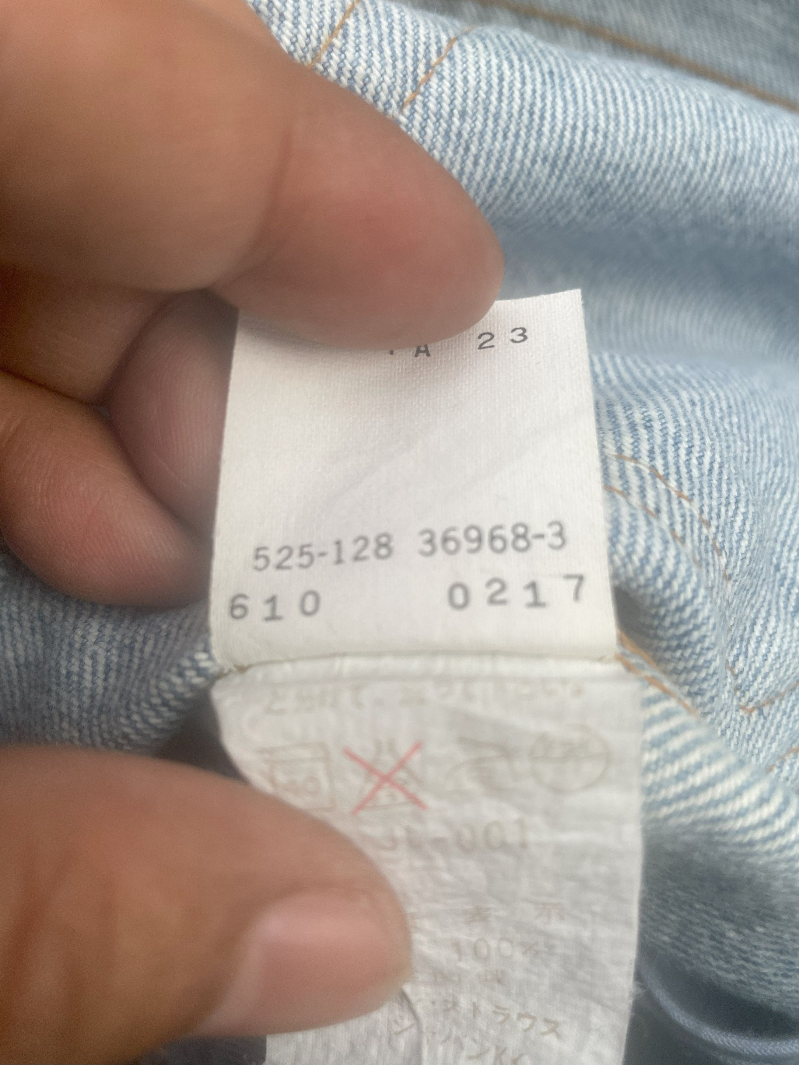Levi's Vintage 1998 Levis 610 With Tag Size 29" - 11 Thumbnail