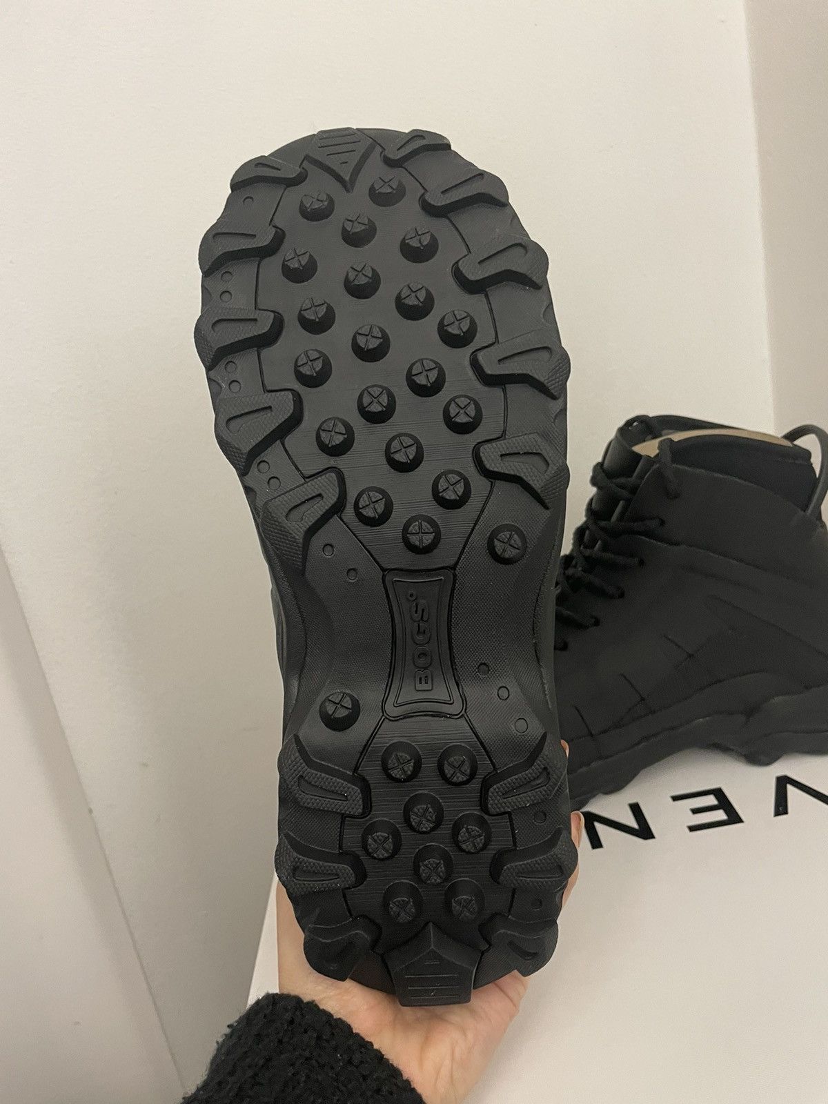 Givenchy Bogs lace up boots in rubber and neoprene Size US 9 / EU 42 - 7 Thumbnail