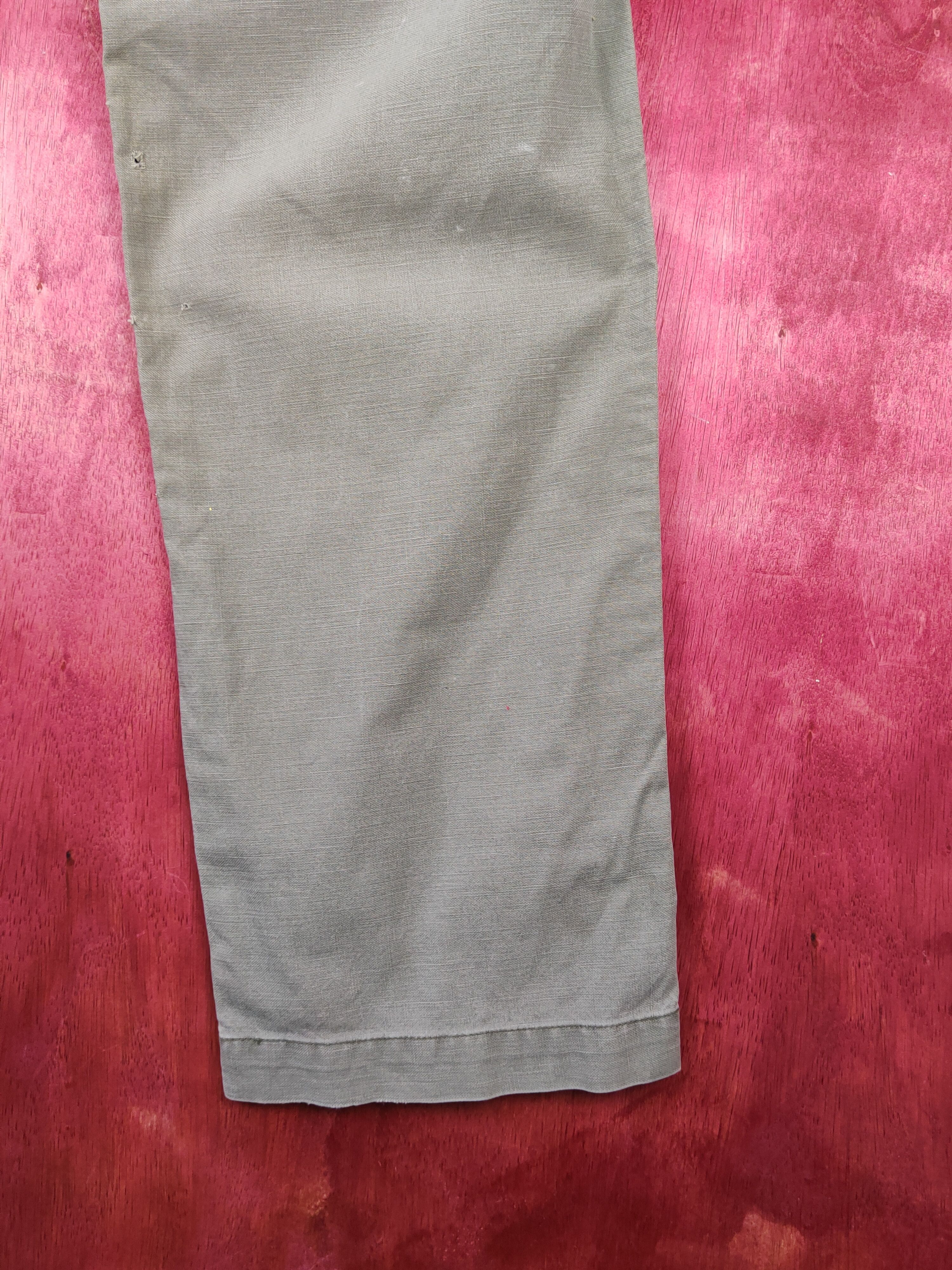 Japanese Brand Uniqlo Green Faded Multipocket Tactical Cargo Pants #S1344 Size US 34 / EU 50 - 17 Thumbnail