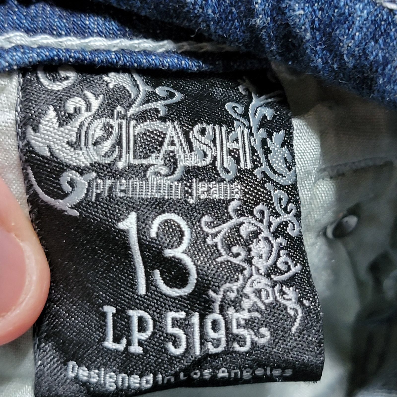 Other Clash Premium Denim Straight Jeans - Size 13 Size 32" / US 10 / IT 46 - 8 Thumbnail