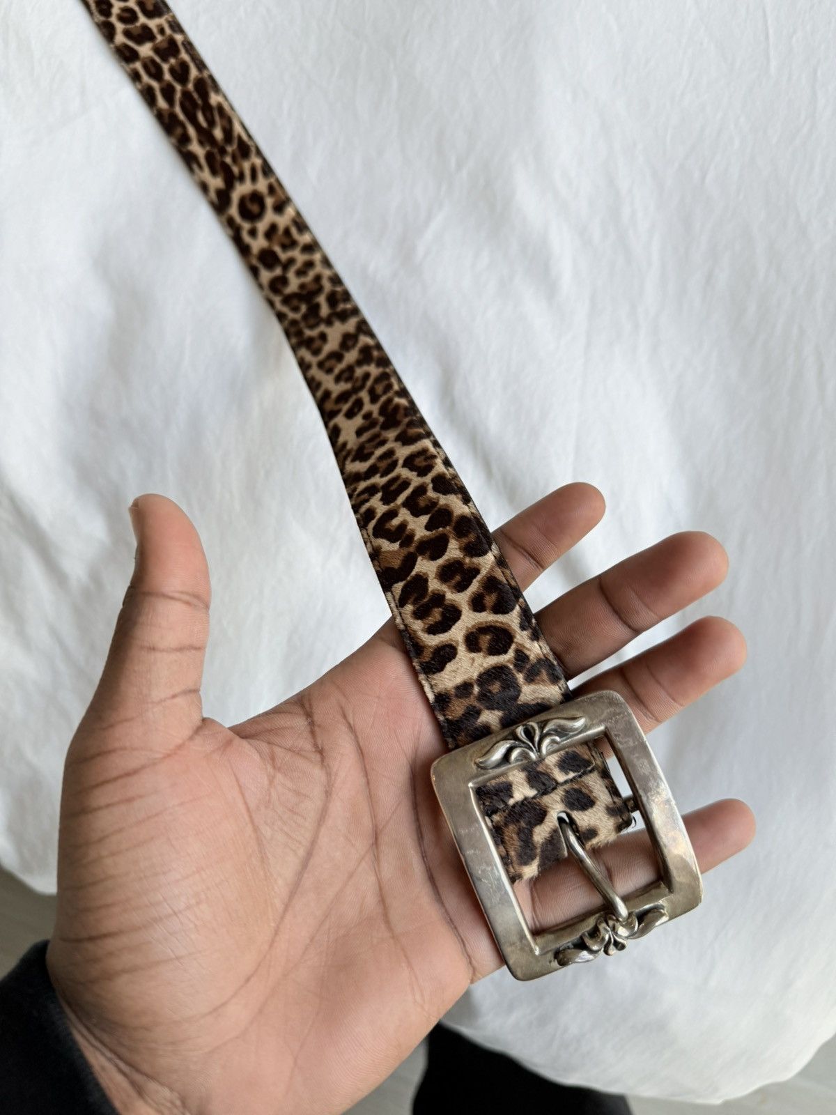 Chrome Hearts Chrome Hearts Cheetah Belt Size 38 - 14 Thumbnail