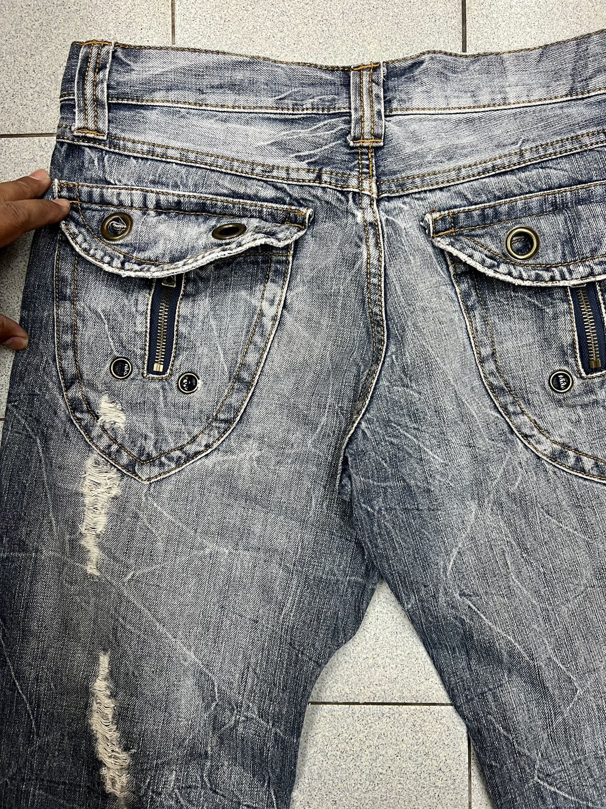 Japanese Brand × semanticdesign SEMANTIC DESIGN FLARED JEANS Size US 33 - 15 Thumbnail
