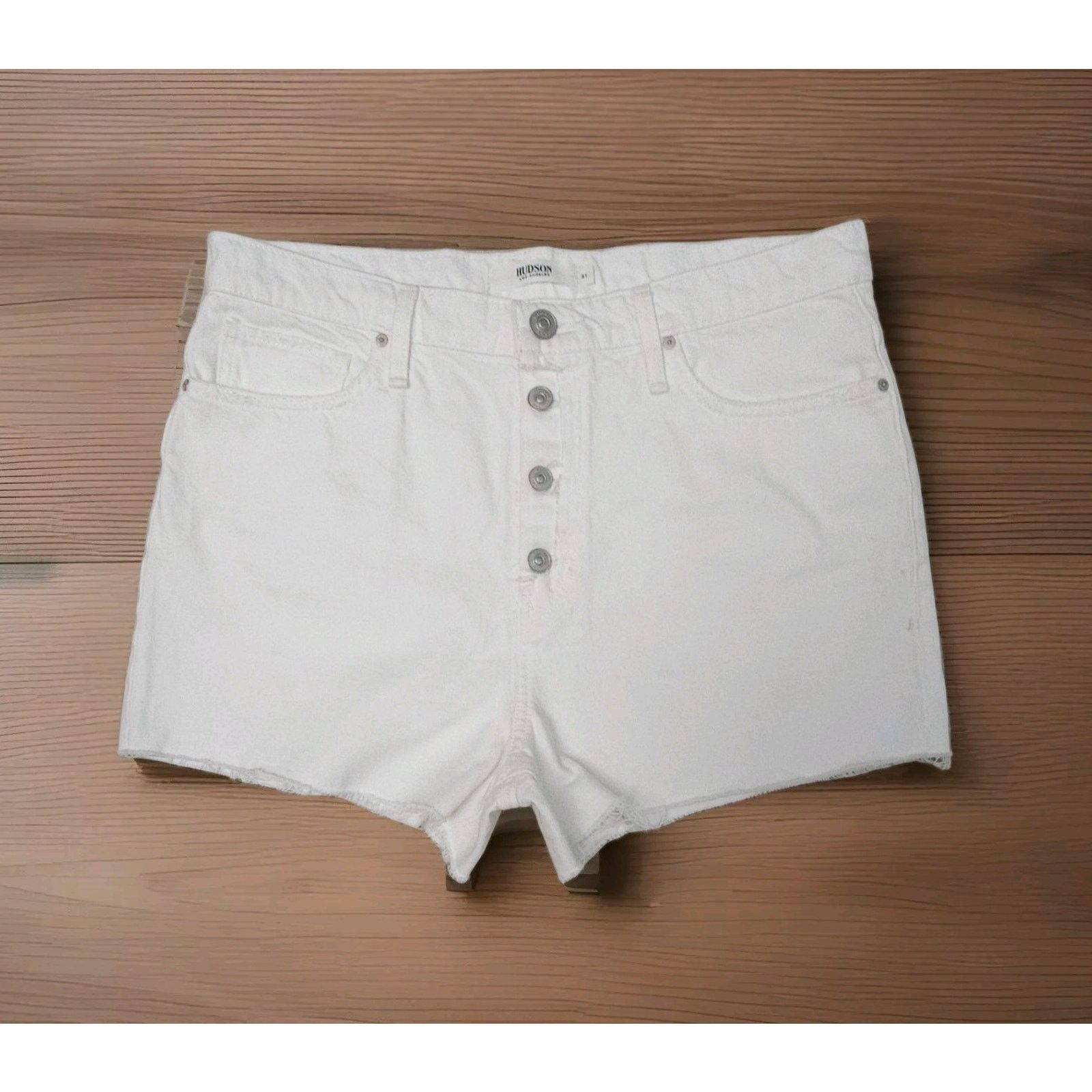 Hudson Hudson Cara Classic Offshore High Rise Shorts Size 31 W 34 Size 31" - 5 Thumbnail