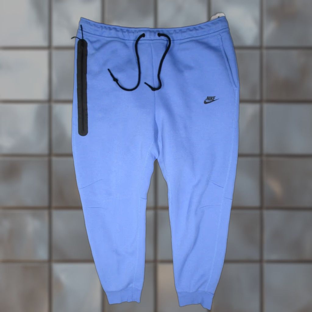 Nike Nike Joggers Mens 2XL Slim Fit Tech Fleece Blue Tapered Training Pants athletic Nike Training Size US XXL / EU 58 / 5 - 1 Thumbnail