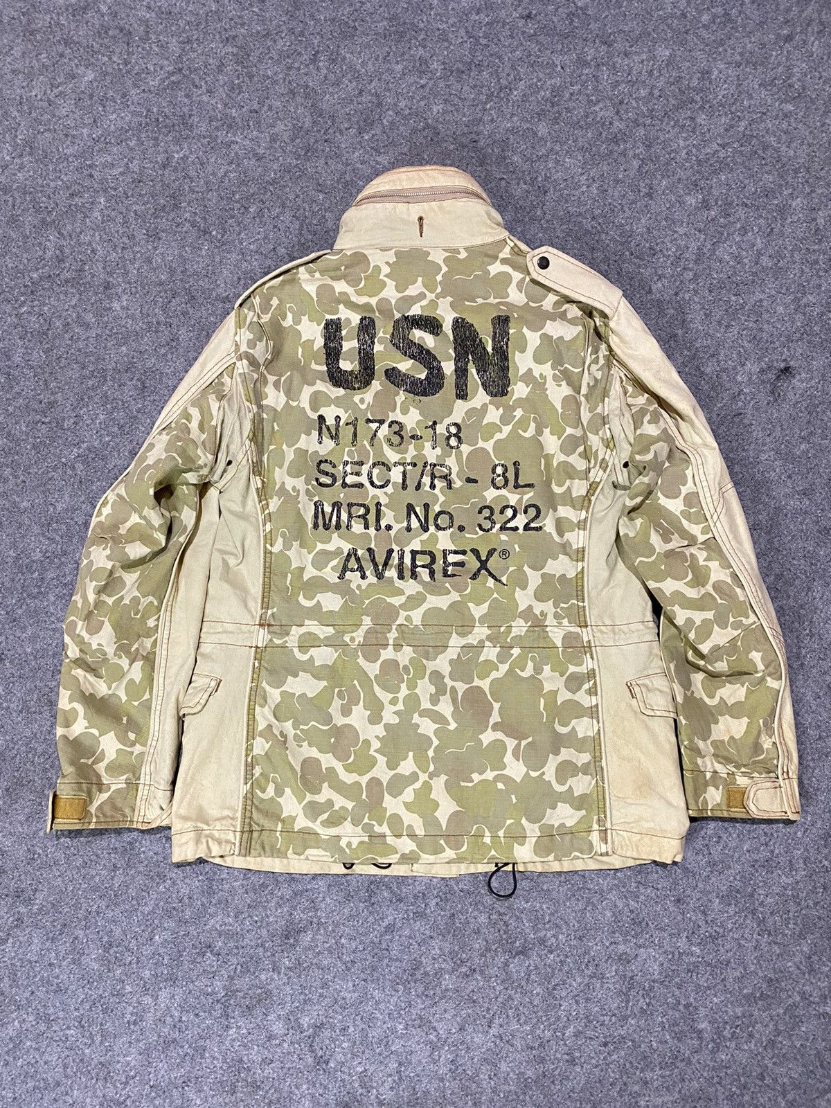 Avirex Rare Vintage Avirex USN Camo Jacket Size US M / EU 48-50 / 2 - 1 Thumbnail