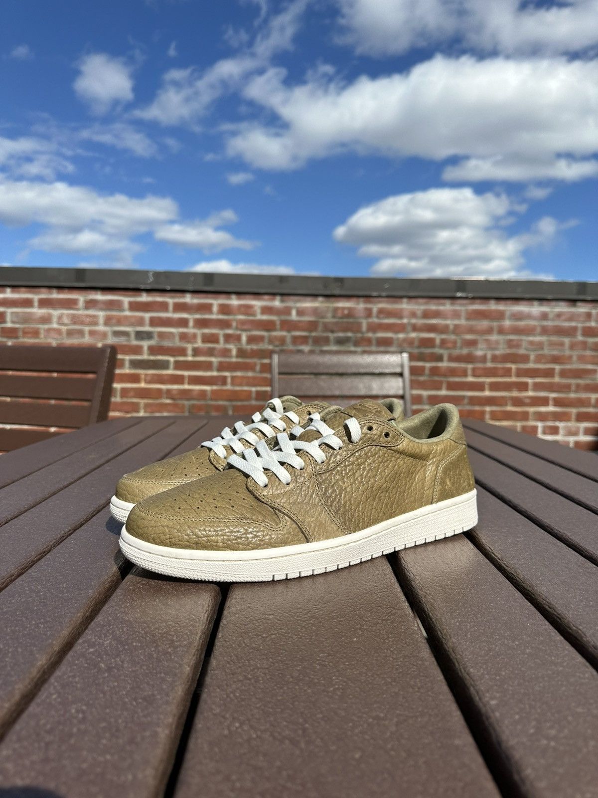 Jordan Brand “Trooper Olive” NS Jordan 1 Retro Low Size US 11 / EU 44 - 3 Thumbnail
