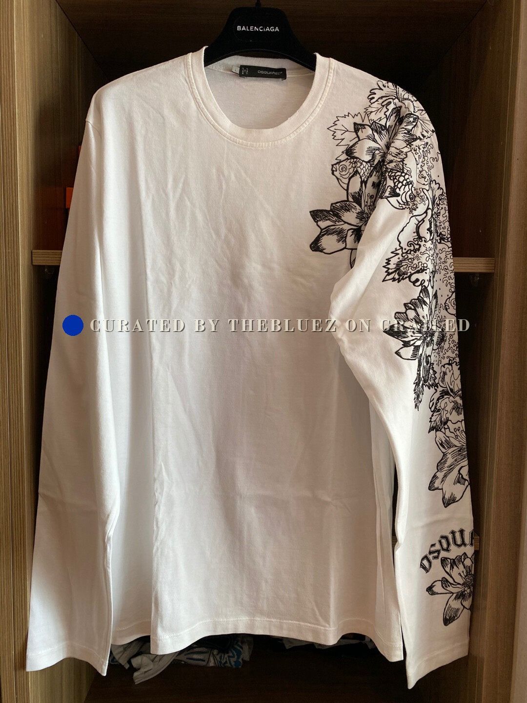 Dsquared2 Dsquared2 Men's Long Sleeve T-Shirt Size US L / EU 52-54 / 3 - 1 Thumbnail