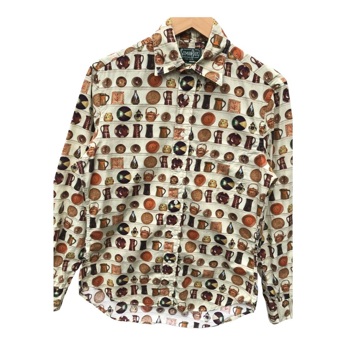 Gitman Bros. Vintage Vintage Gitman Bros Usa Overprinted Button Ups Longsleeve Size US S / EU 44-46 / 1 - 3 Thumbnail