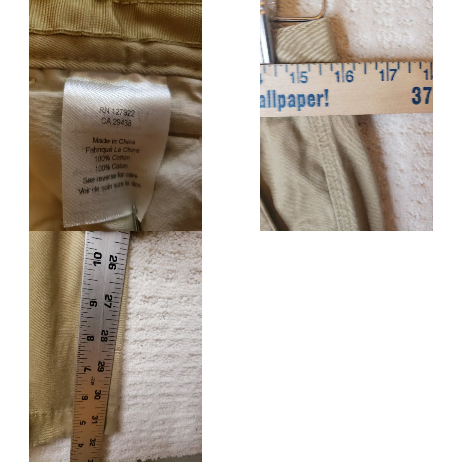 Mountain Khakis VINTAGE Mountain Khakis Mens Teton Twill Pants 32x32 Khaki 100% Cotton Relaxed Straight Beigewomens? Size US 32 / EU 48 - 9 Thumbnail
