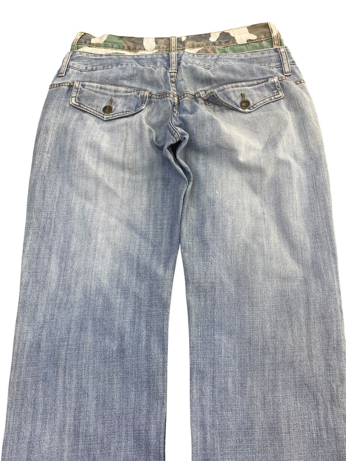 Japanese Brand Japanese Brand Acid Wash Ripped Style Double Waist Jeans Size US 30 / EU 46 - 3 Thumbnail