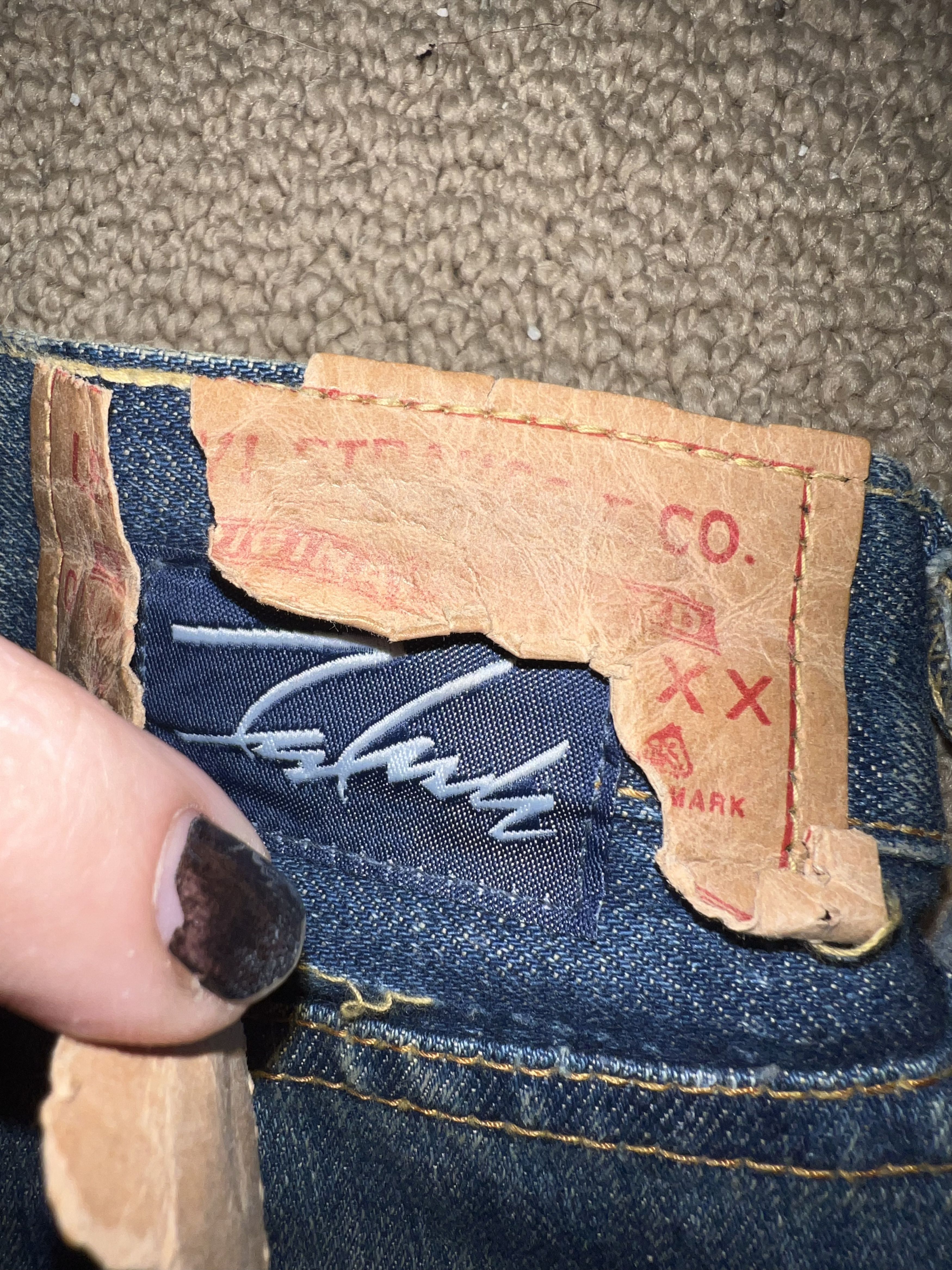 Levi's Levi x Futura 39meg denim set 2005 Size US 36 / EU 52 - 7 Thumbnail