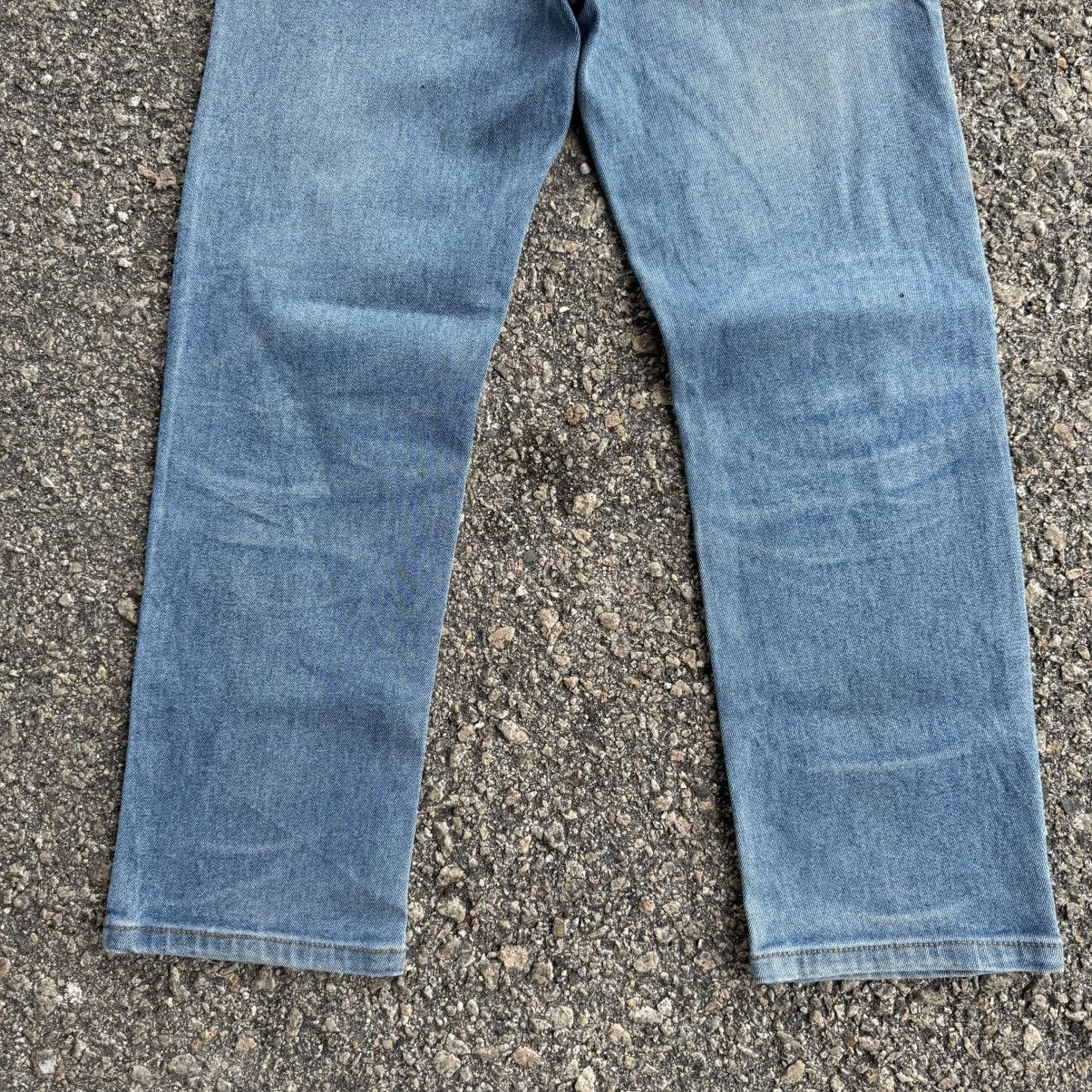 Japanese Brand VINTAGE OSJ DENIM FADED RIPPEP JEAN PANTS Size US 32 / EU 48 - 11 Thumbnail