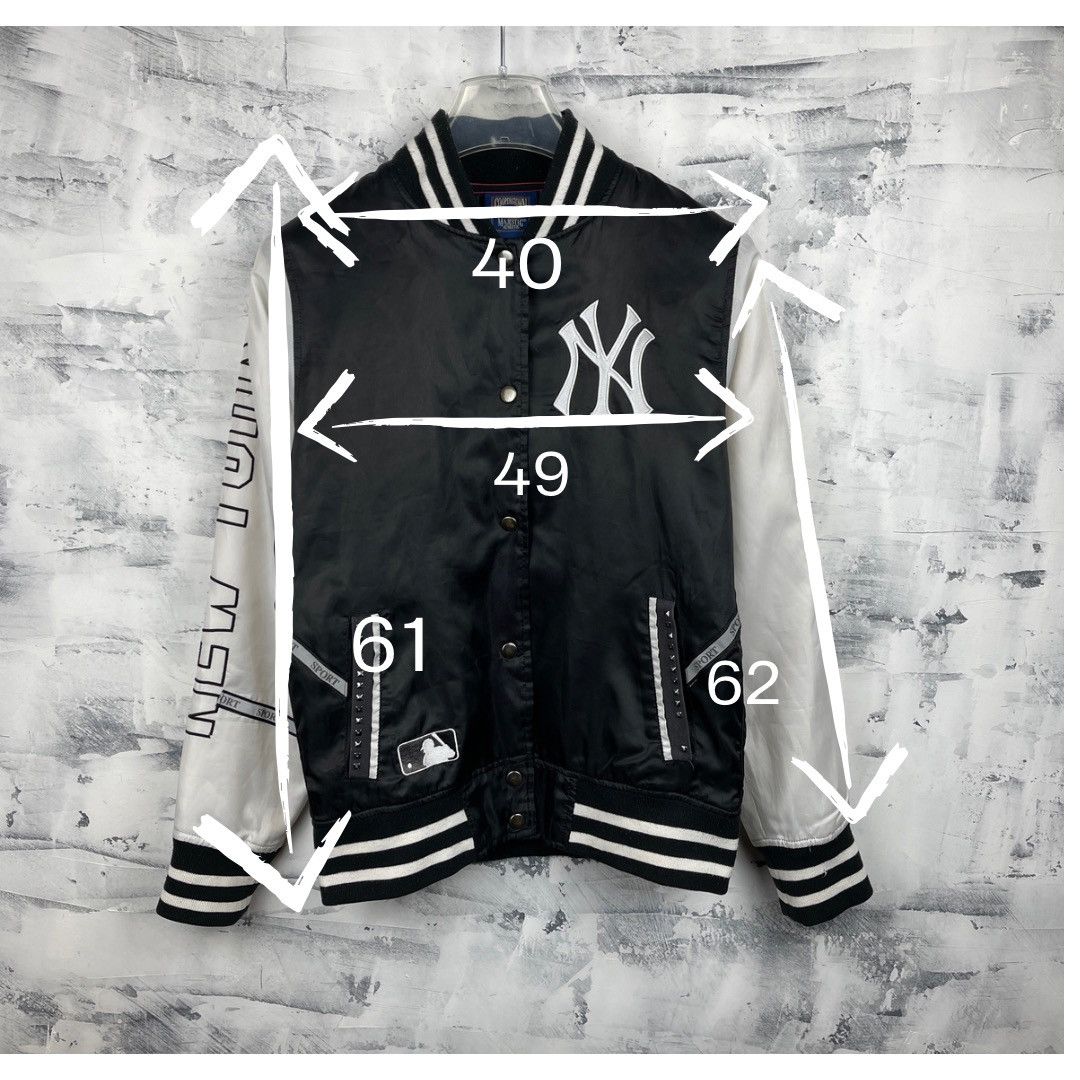 Majestic × Vintage Vinatge 90s Majestic Yankees Bomber Men’s S Size Size US S / EU 44-46 / 1 - 5 Thumbnail
