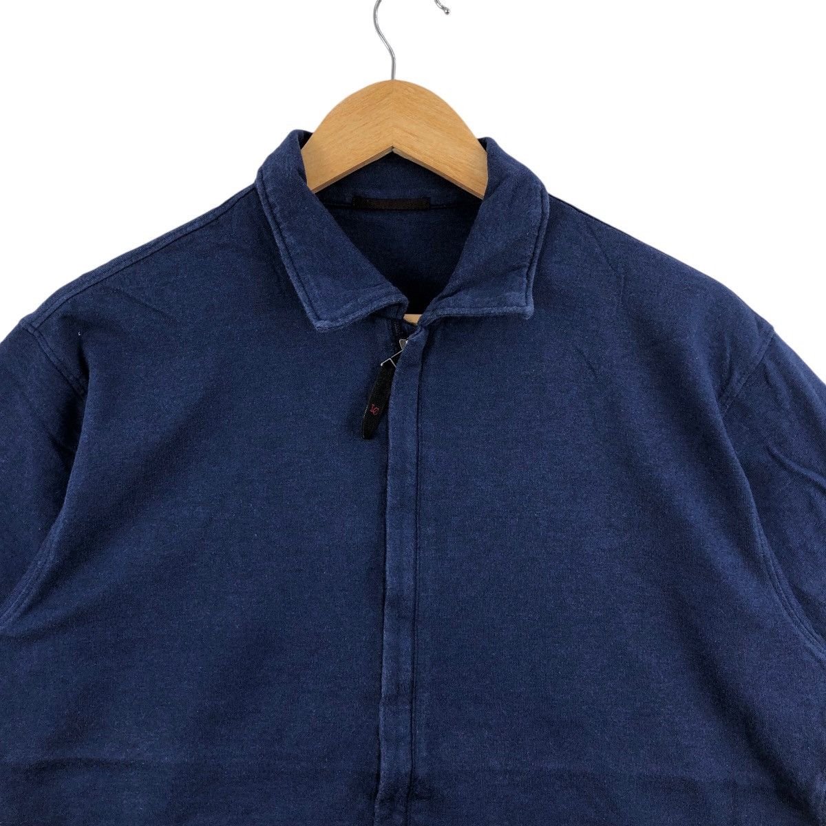 Vintage Vintage 90s LA CONTENTEZZA Polos Full Zipper Casual Style Size US M / EU 48-50 / 2 - 2 Thumbnail