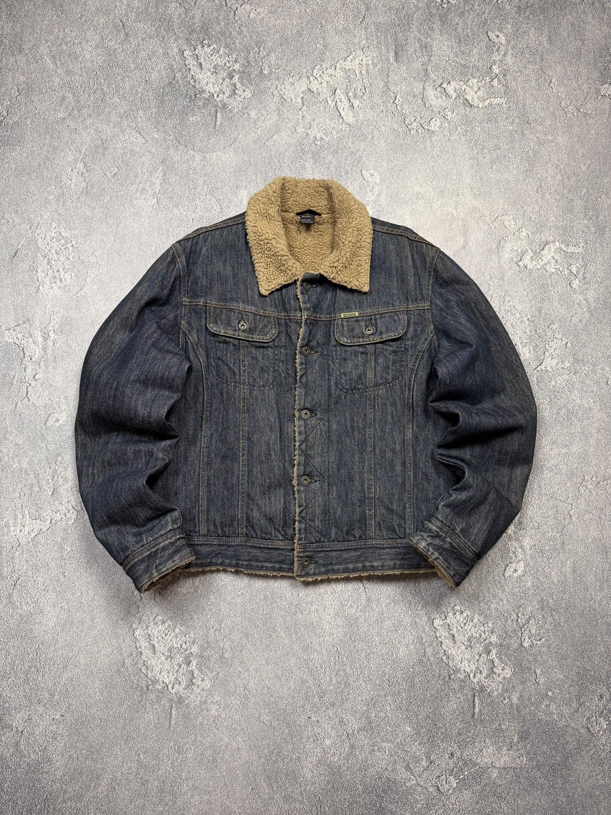 Diesel Diesel Denim Jeans Sherpa Fleece Jacket Size US L / EU 52-54 / 3 - 1 Thumbnail