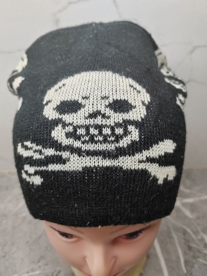 Japanese Brand Vintage Skulls Beanie Snowcap Size ONE SIZE - 3 Thumbnail