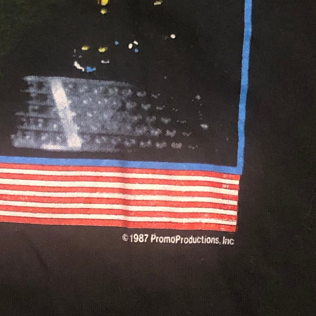 Band Tees × Vintage Vintage Pink Floyd 1987 Tour T-Shirt Black Size Large Promo Size US L / EU 52-54 / 3 - 6 Thumbnail