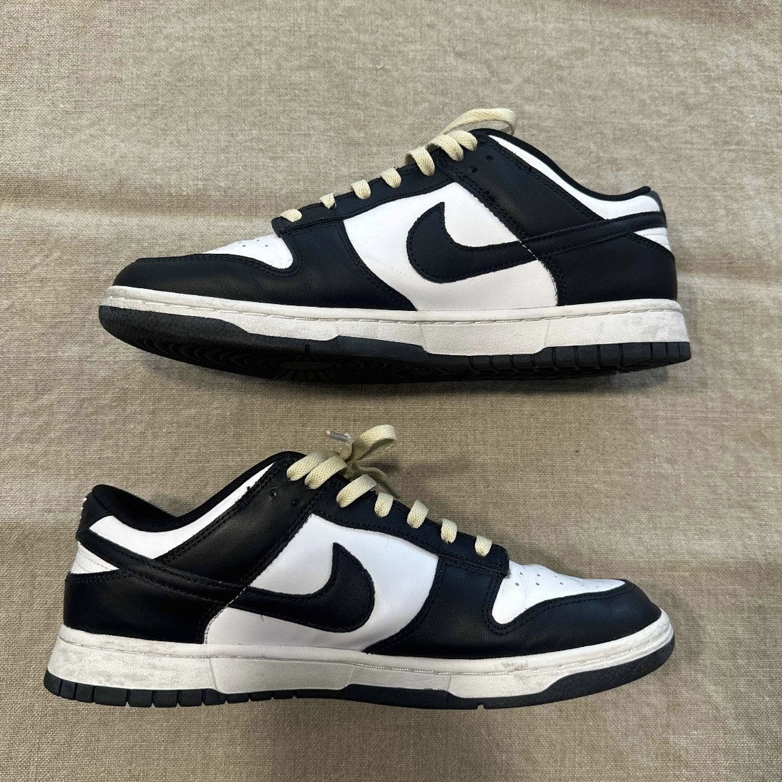 Nike Nike Dunk Low Black White Panda Size US 9.5 / EU 42-43 - 4 Thumbnail