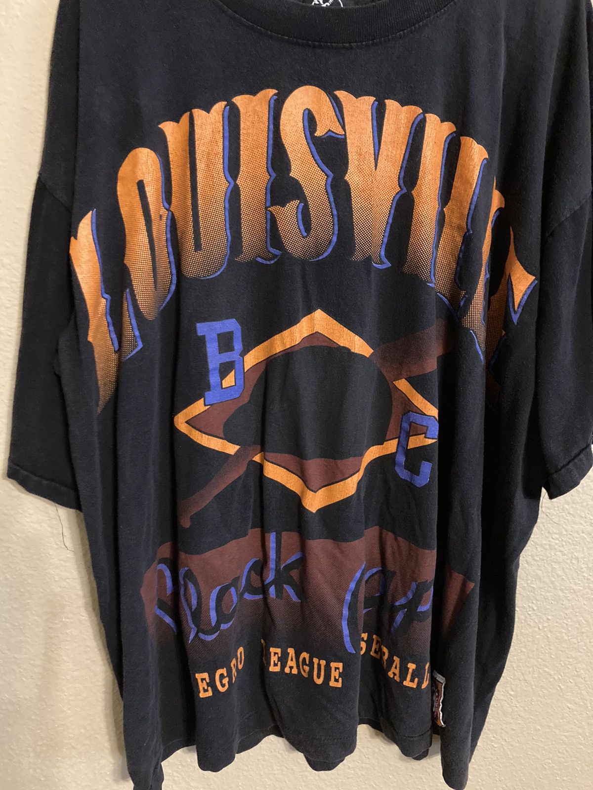Authentic Negro Leagues × Vintage Vintage 90s AOP Louisville Black Caps Negro League Shirt Size US XXL / EU 58 / 5 - 5 Thumbnail