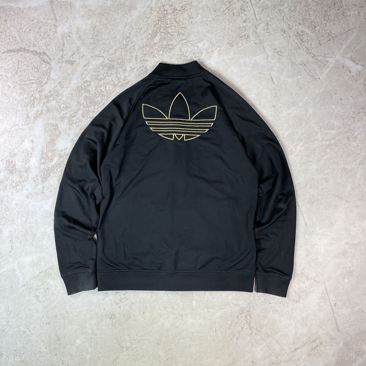 Adidas × Vintage Vintage Adidas Originals Stripe Big Logo Track Bomber Jacket Size US M / EU 48-50 / 2 - 11 Thumbnail