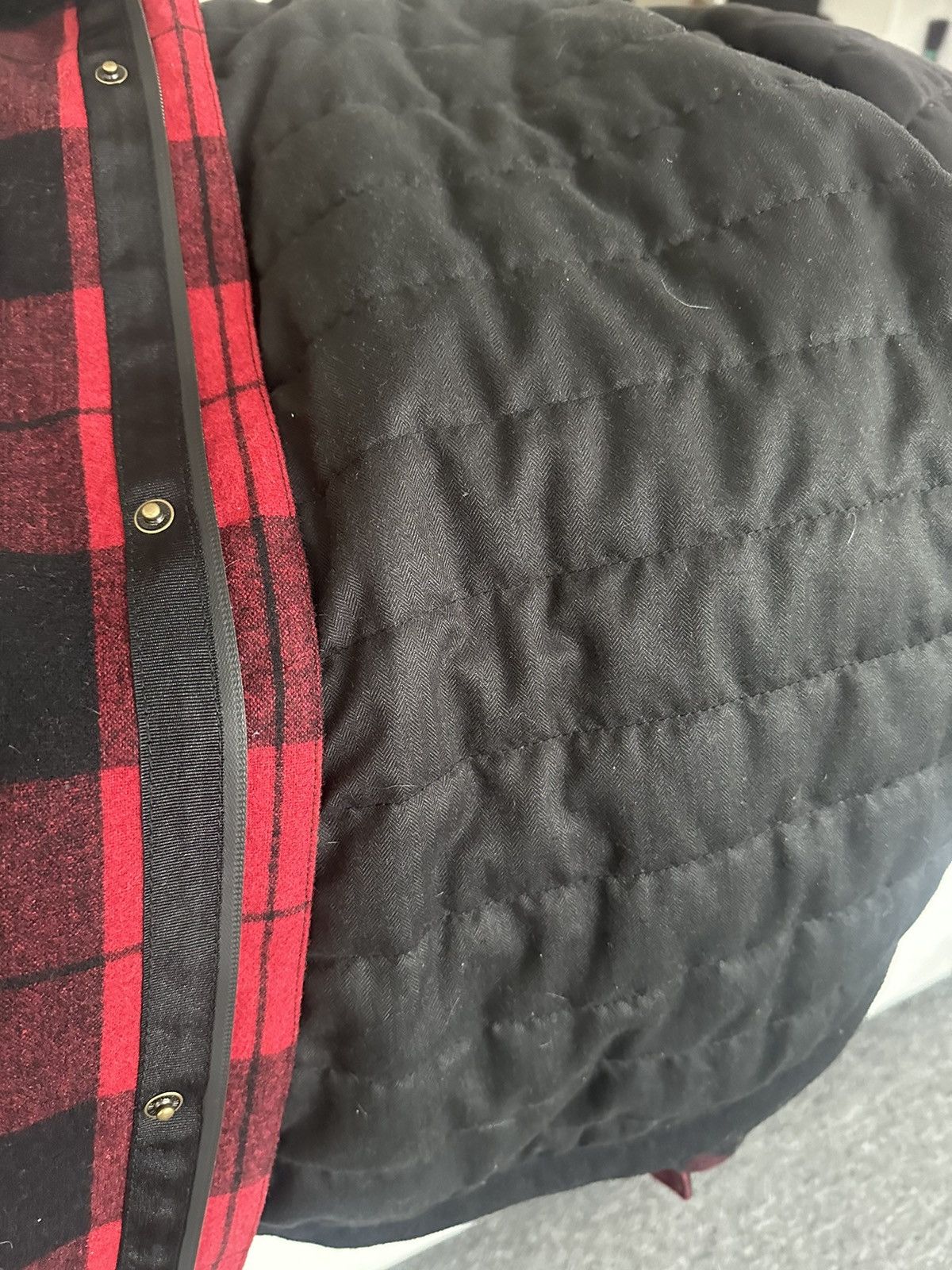 Pendleton Pendleton Red & Black plaid wool jacket button and zipper Size US L / EU 52-54 / 3 - 5 Thumbnail
