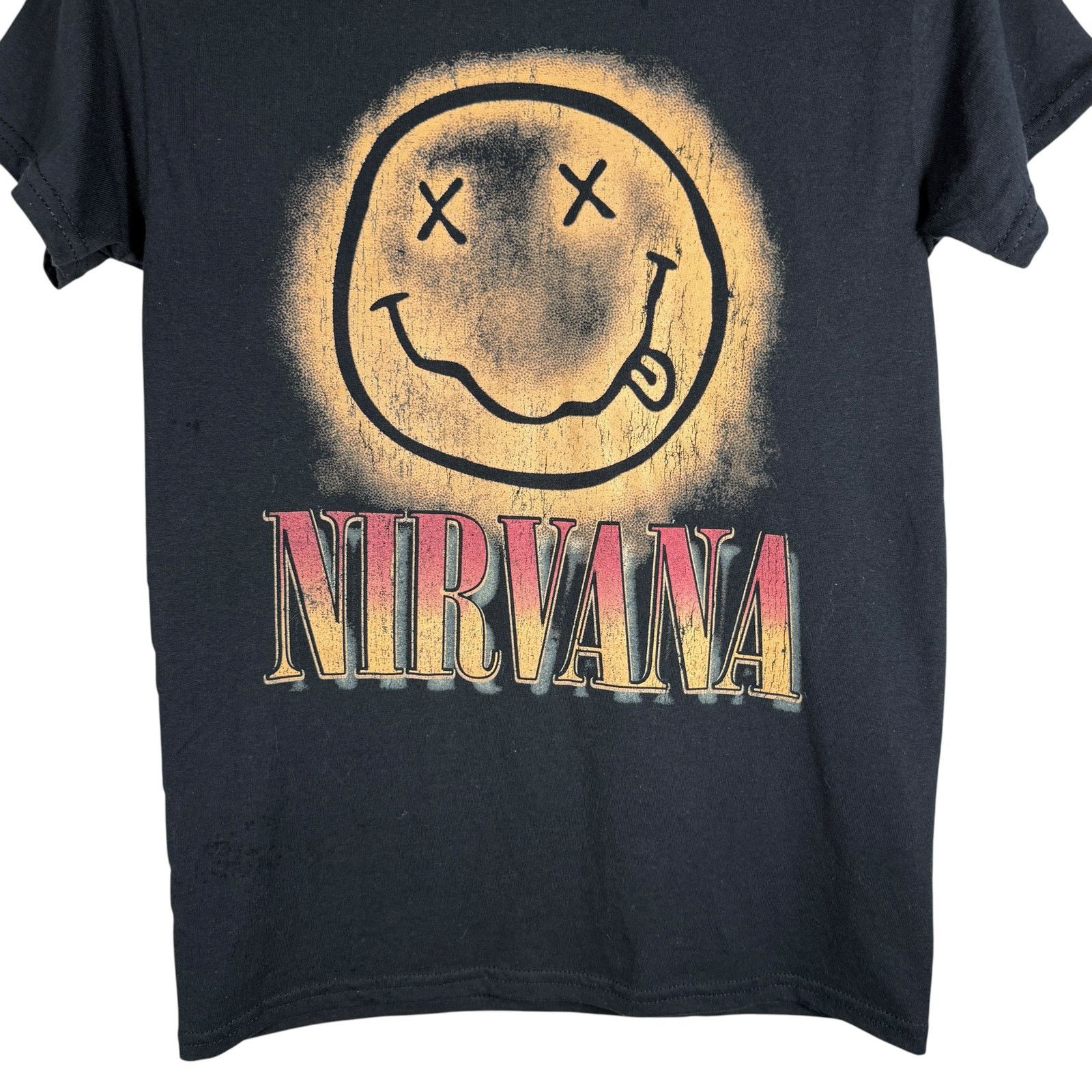 Nirvana Nirvana Official Merch Drippy Smiley T-shirt Men’s S - Rock Size US S / EU 44-46 / 1 - 5 Thumbnail