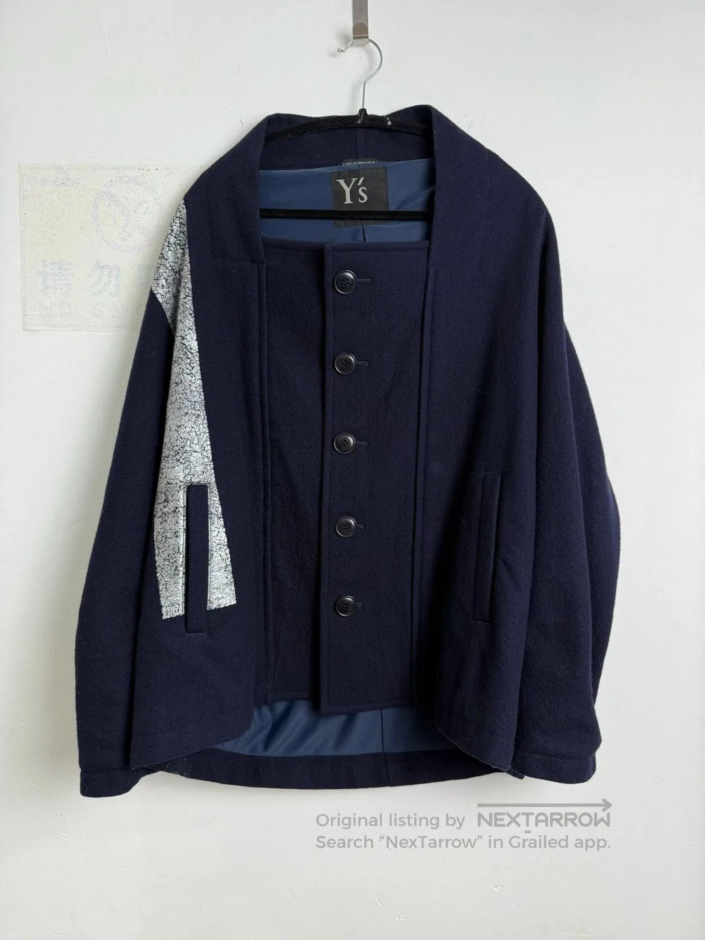 Yohji Yamamoto yohji yamamoto y's cape jacket unisex. Size US M / EU 48-50 / 2 - 1 Thumbnail