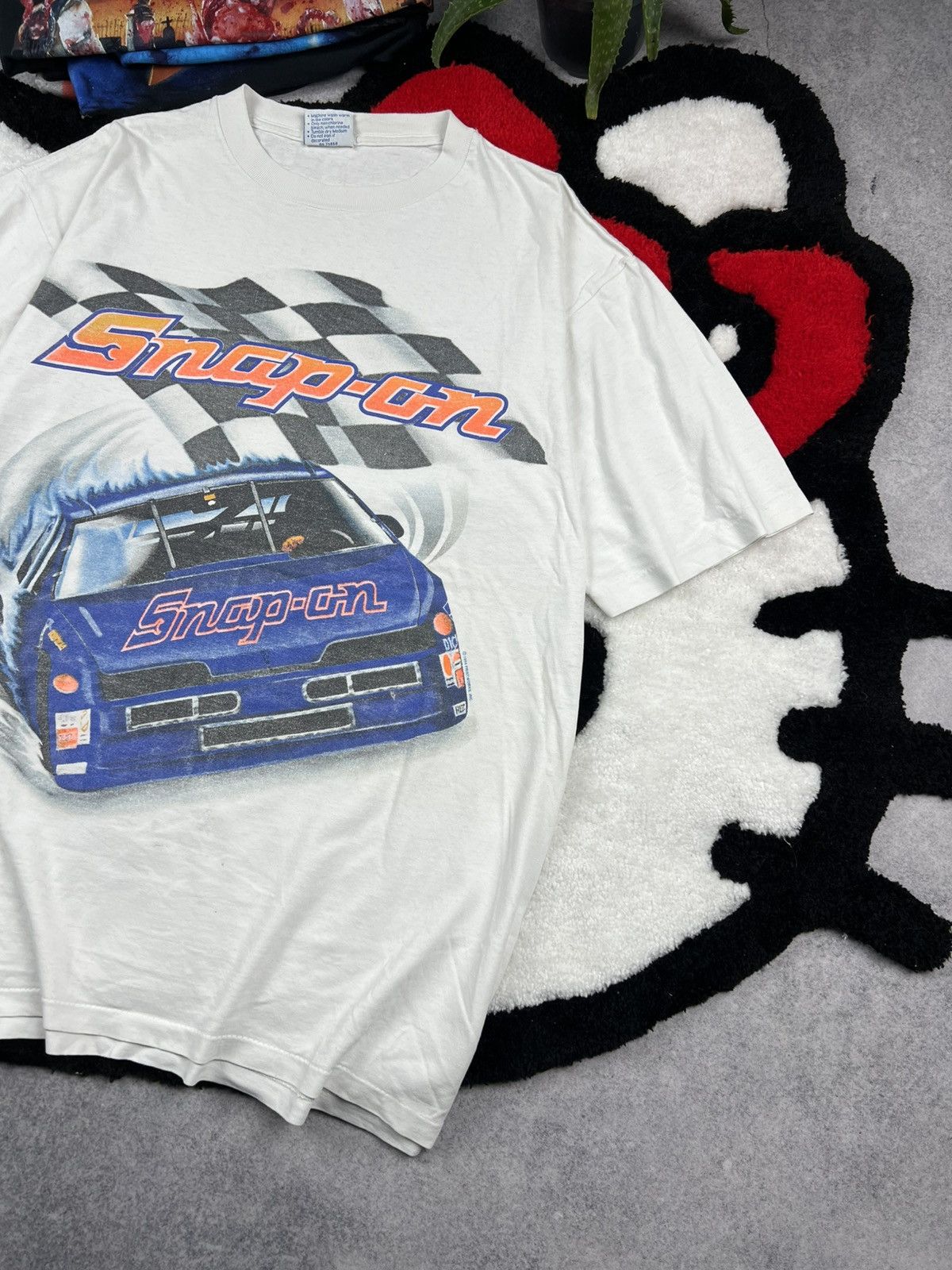Vintage Vintage Snap-On 1994 Racing Motor NASCAR Style Y2K Tee Shirt Size US XL / EU 56 / 4 - 3 Thumbnail