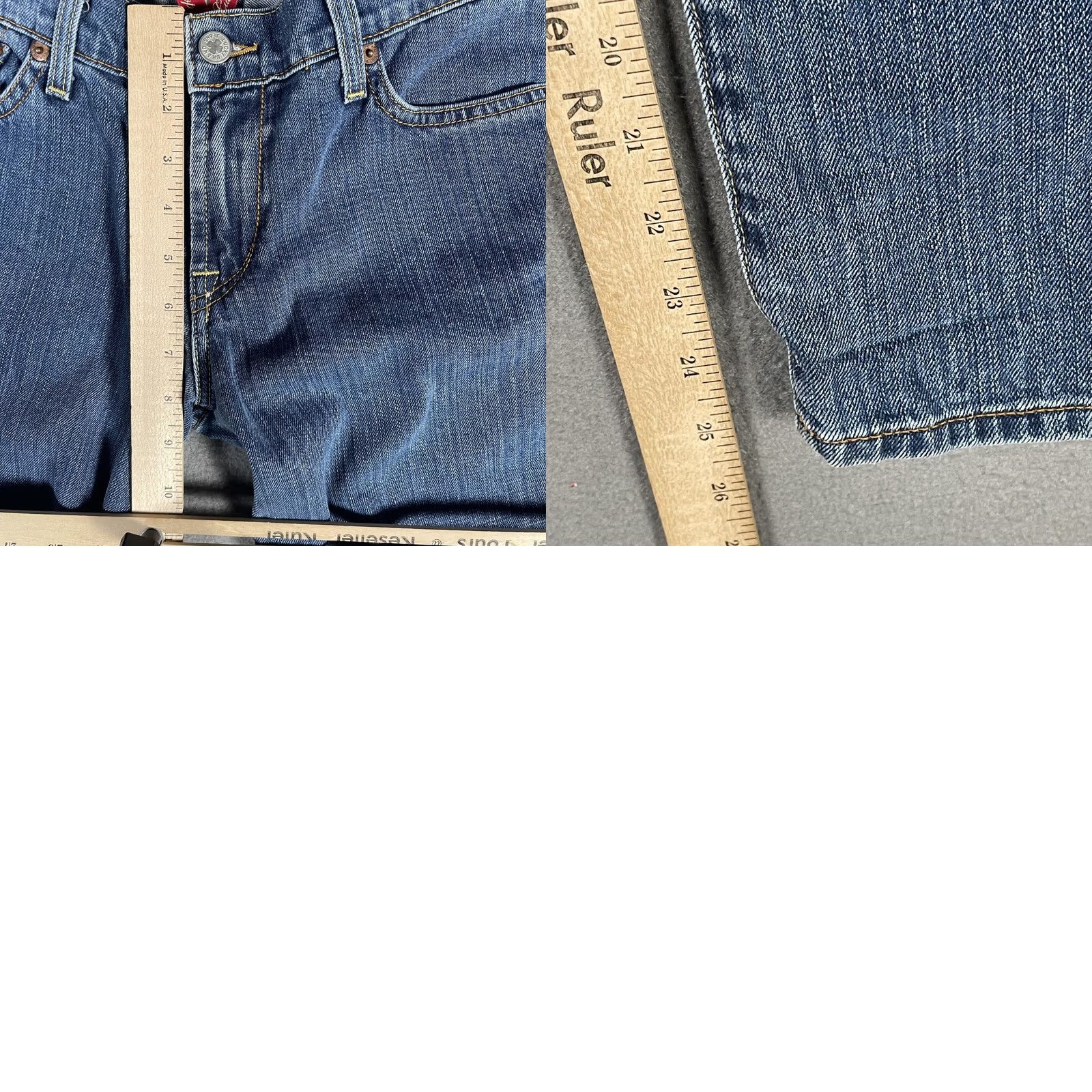 Lucky Brand Lucky Brand Sweet N Low Jeans Womens 8 Blue Crop 29 Inseam 100% Cotton USA Size 30" / US 8 / IT 44 - 8 Thumbnail