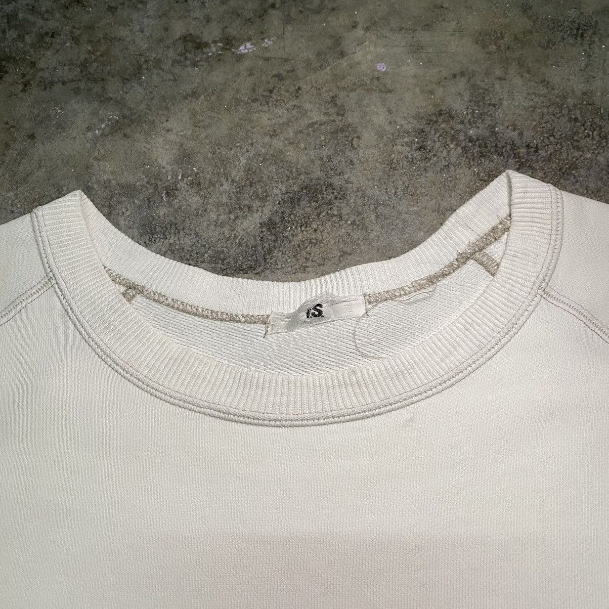 Issey Miyake Vintage 90’s Issey Miyake IS distressed Sweatshirt Size US L / EU 52-54 / 3 - 3 Thumbnail