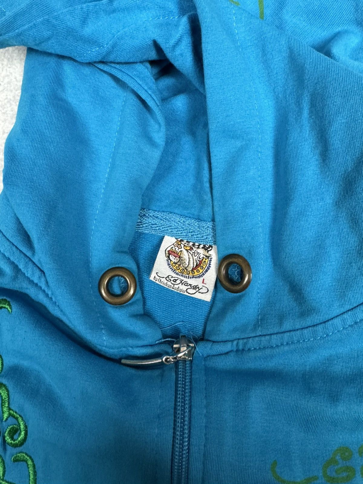Ed Hardy Ed Hardy Avant Garde Zip Hoodie Skull Y2K If Six Was Nine Size M / US 6-8 / IT 42-44 - 9 Thumbnail