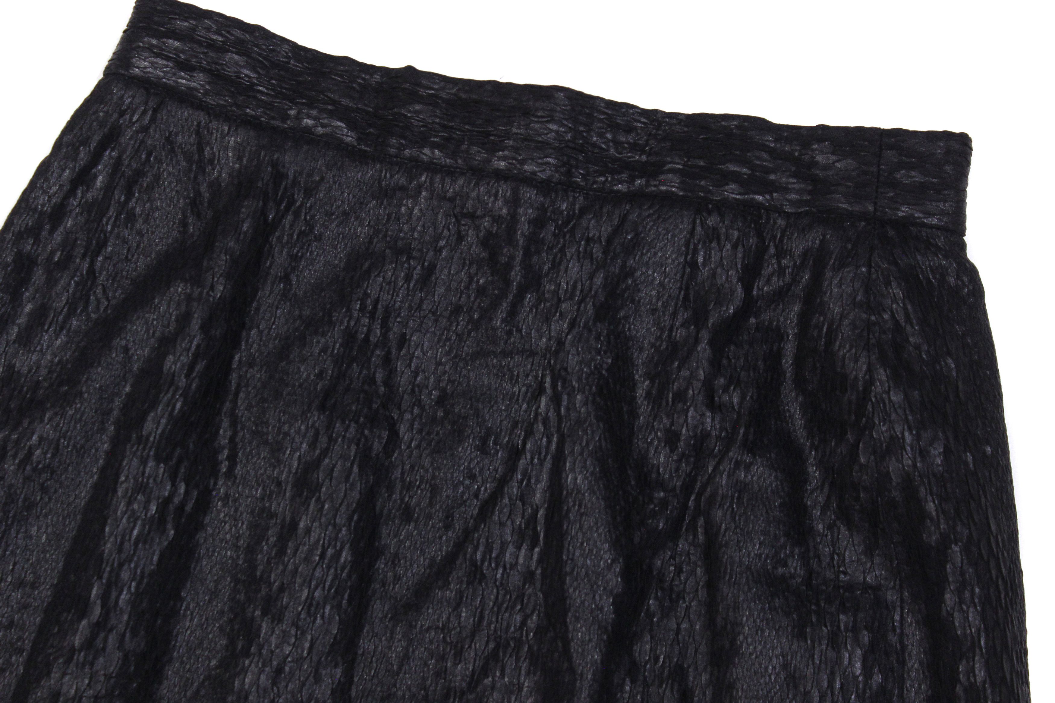 Escada 90S "Scales" Skirt Vintage Size 25" / US 0 / IT 36 - 3 Thumbnail