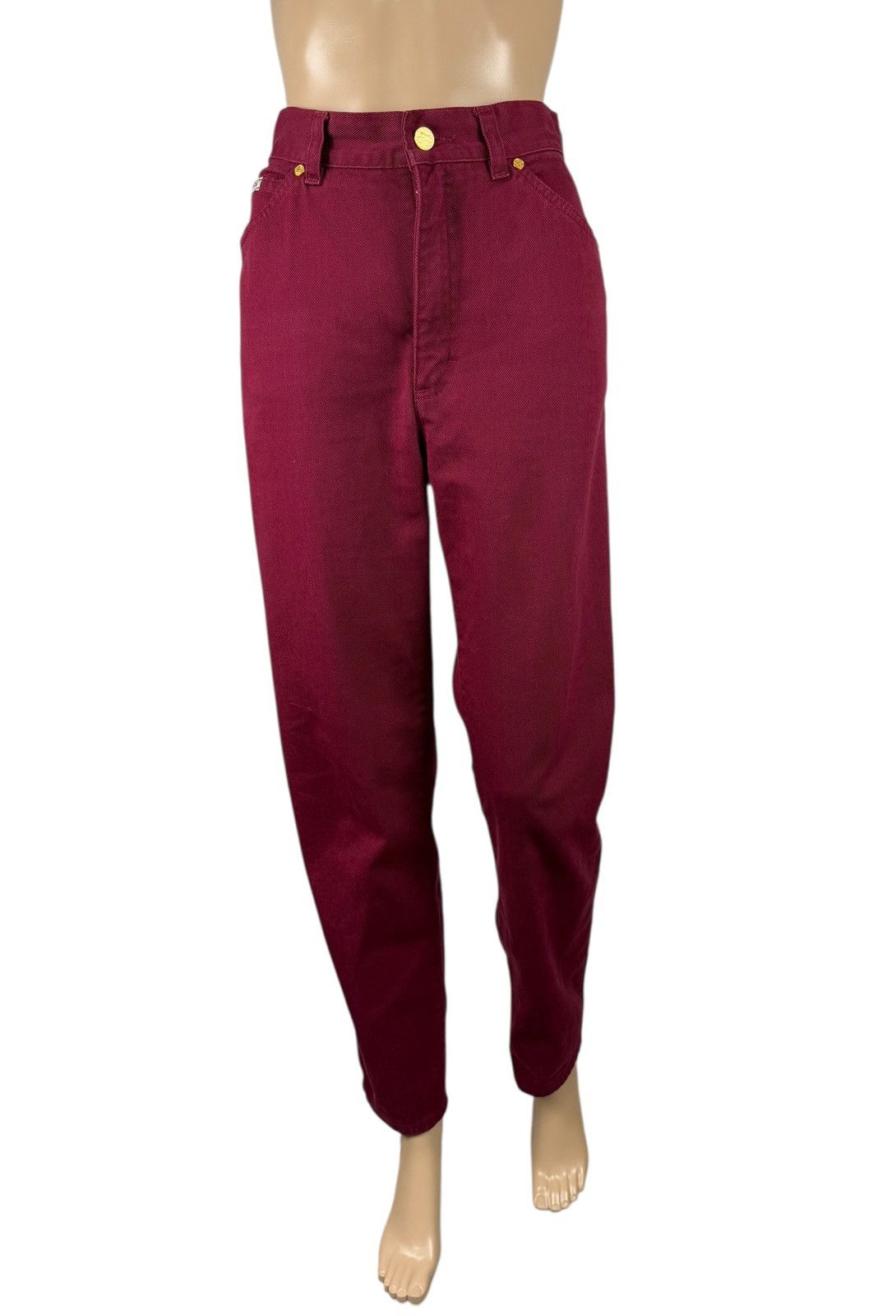 Escada Esacada Margaretha Ley Vintage Jeans Bordeaux size DE36 IT40 Size 27" / US 4 / IT 40 - 2 Thumbnail