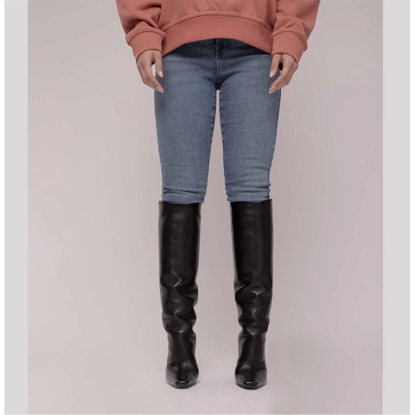 Off-White o1g2r1mq0125 Nappa High Allen Boots in Black Size US 6.5 / IT 36.5 - 4 Thumbnail