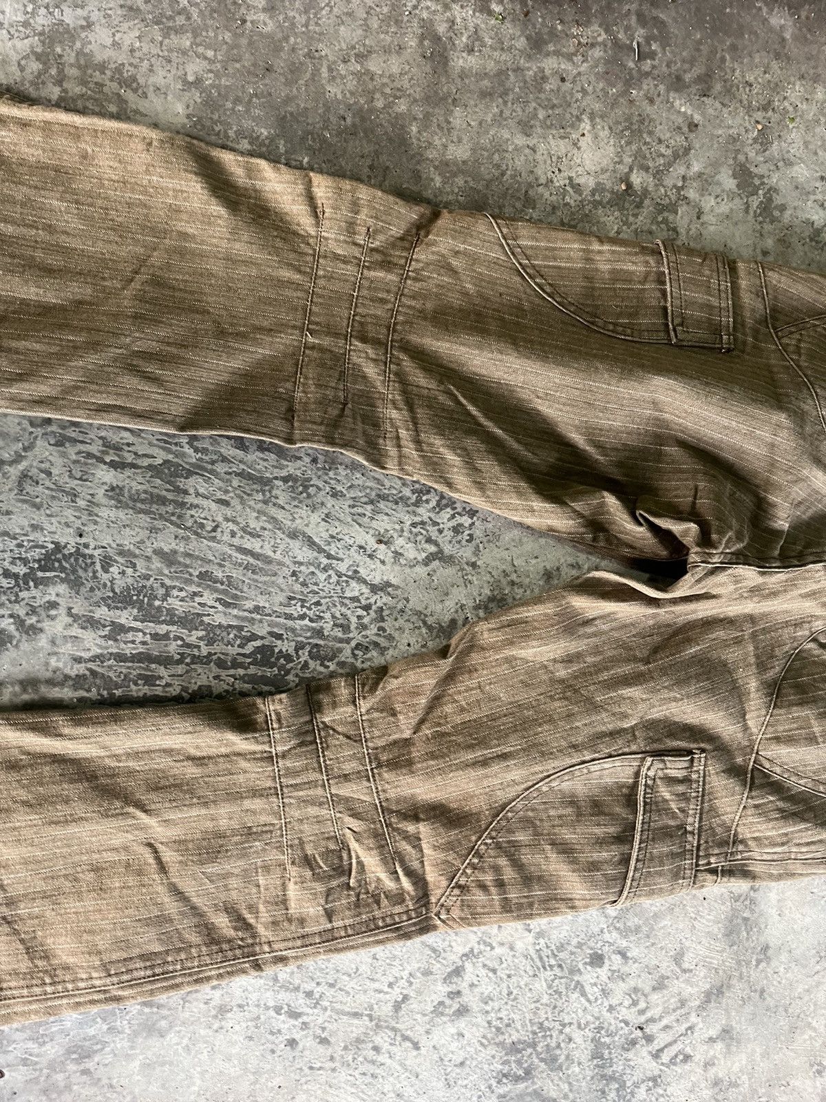 Hysteric Glamour × Japanese Brand × Vintage Flare Mudwash Hickory Denim Size US 32 / EU 48 - 4 Thumbnail